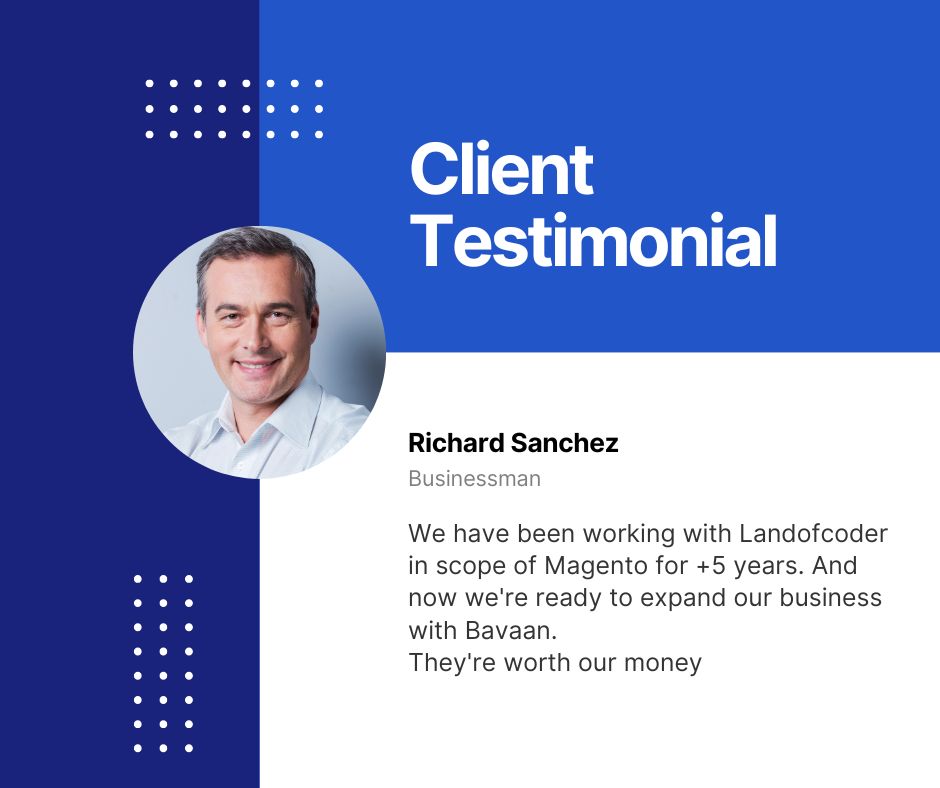 Client testimonial 